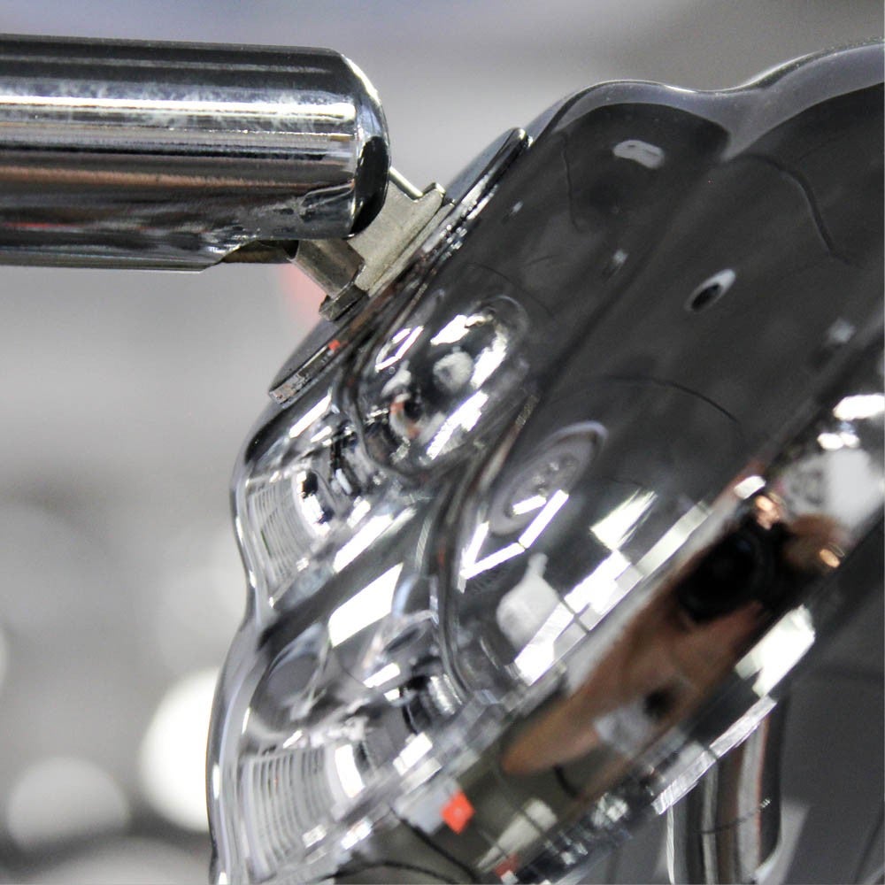 Lampada da terra Noova vintage ad arco in argento con base in marmo e paralume in metallo - 4