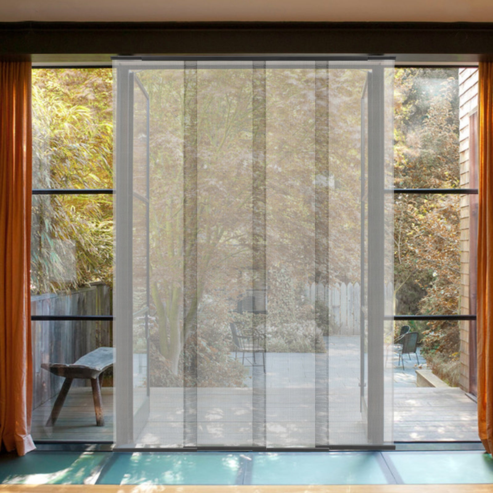 Zanzariera telescopica a 4 ante per anta 130 x 250 cm - 2