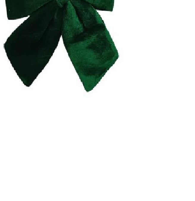 Fiocchi Di Velluto Verde Muschio Con Bordo Dorato – 6 Pezzi Da 12,7 Cm, Per Albero Di Natale, Regali E Decorazioni Fai Da Te