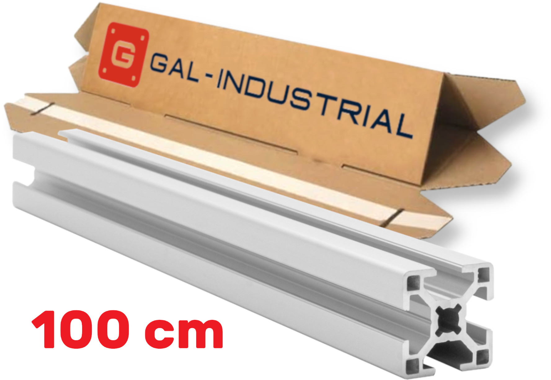 PROFIL KONSTRUKCYJNY ALUMINIOWY 30x30 [8] R 100cm + Cięcie na wymiar