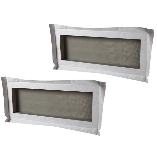 Duo de niches à carreler étanche - Format intérieur 80 x 30 cm - 6 cm de profondeur