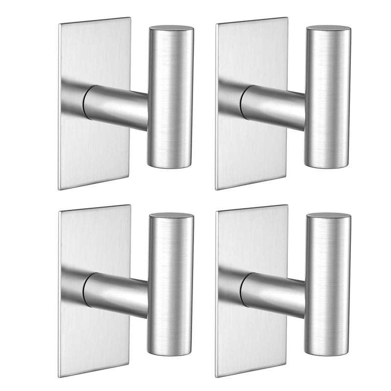 4 haczyki ścienne na ręczniki, solidne kleje do wieszania płaszczy, ubrań, ręczników, przedmiotów kuchennych, łazienkowych i szafek