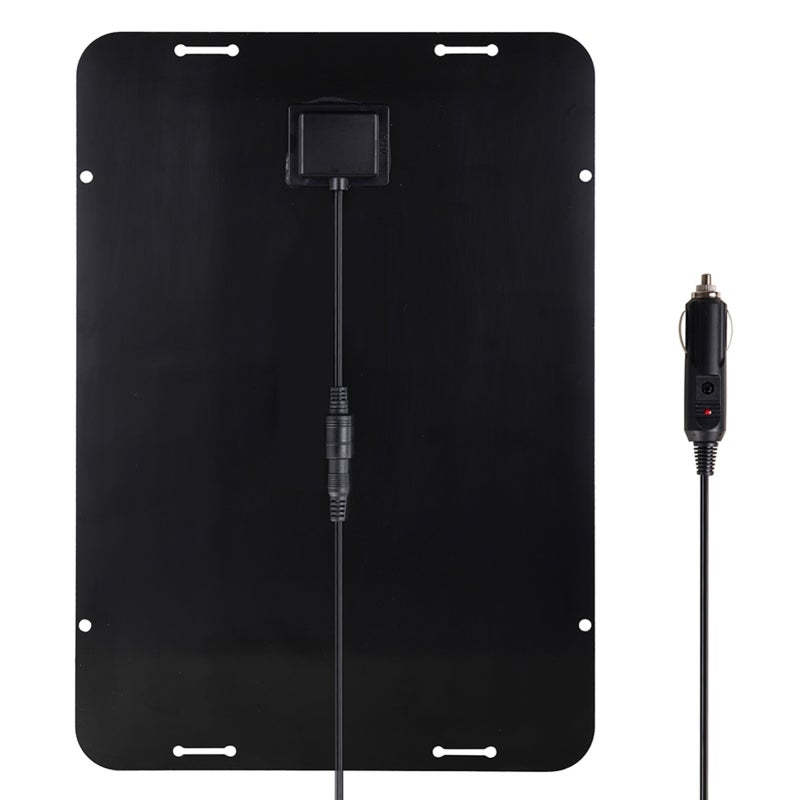 Chargeur/mainteneur de batterie solaire 10 W 18 V, kit de charge solaire portable et étanche pour camping-car, tracteur et bateau - 8