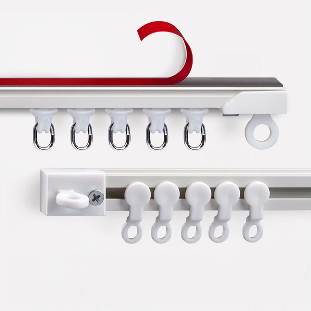 Rail de plafond flexible et pliable pour rideaux, tringle à rideaux ...