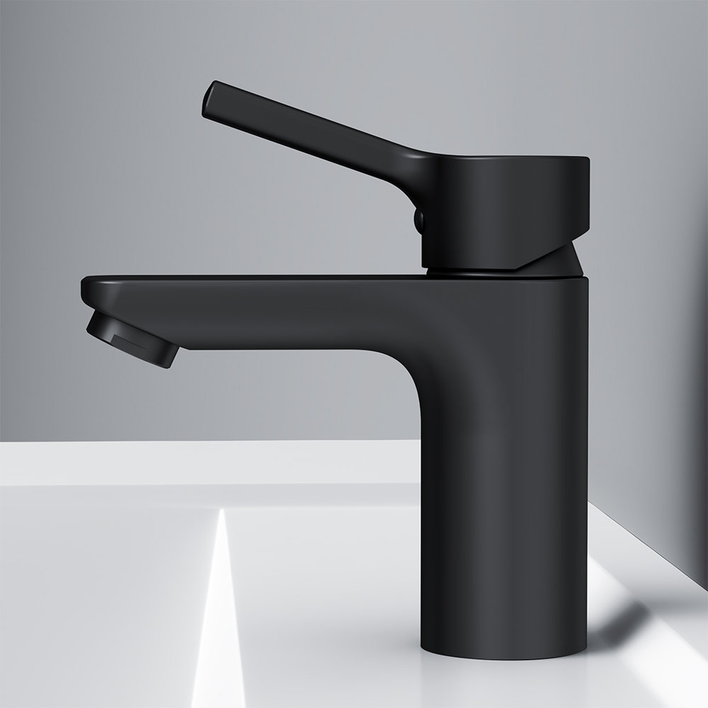 Mitigeur de lavabo Mitigeur Salle de Bain Robinet de lavabo Noir, X-Joy S taille S, FXB02122 AM.PM - 6