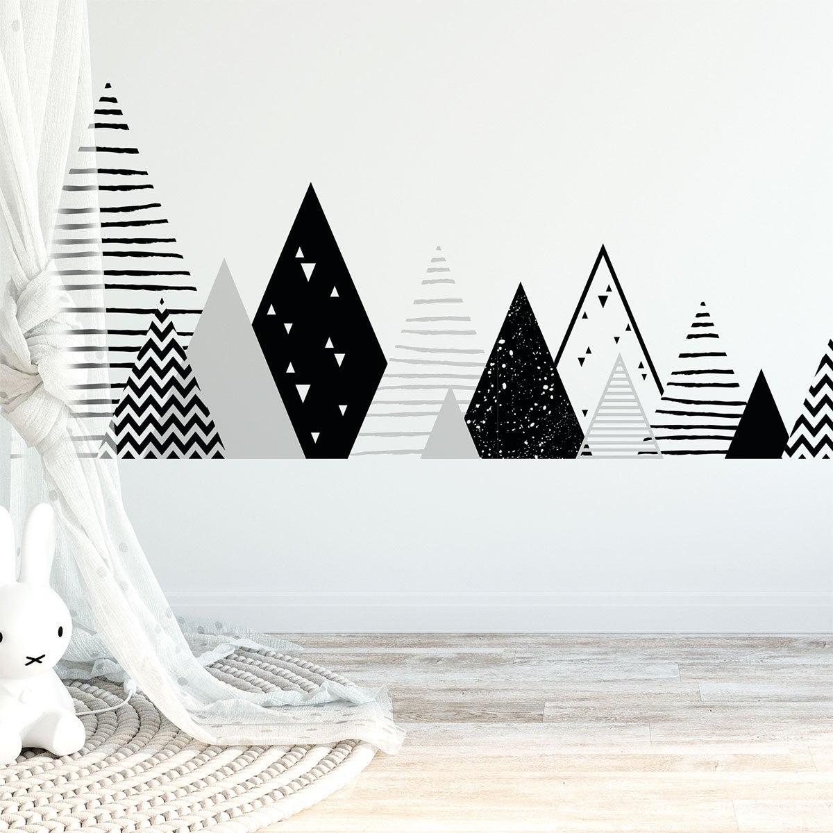 Adesivo bambino di montagna scandinavo manonka - Sticker adesivo - adesivi murali - 100x170cm - 4