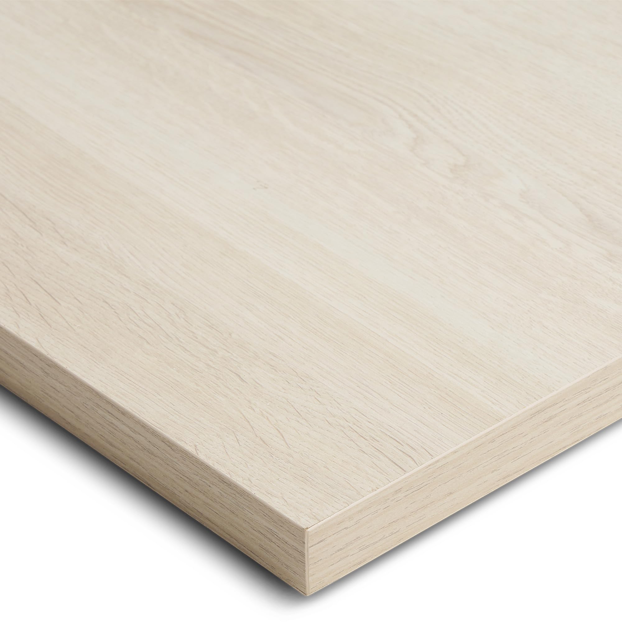 Tablakala tablero madera para mesa, 140x70cm y espesor 3cm, acabado roble claro, compatible con escritorio elevable, tablones de madera