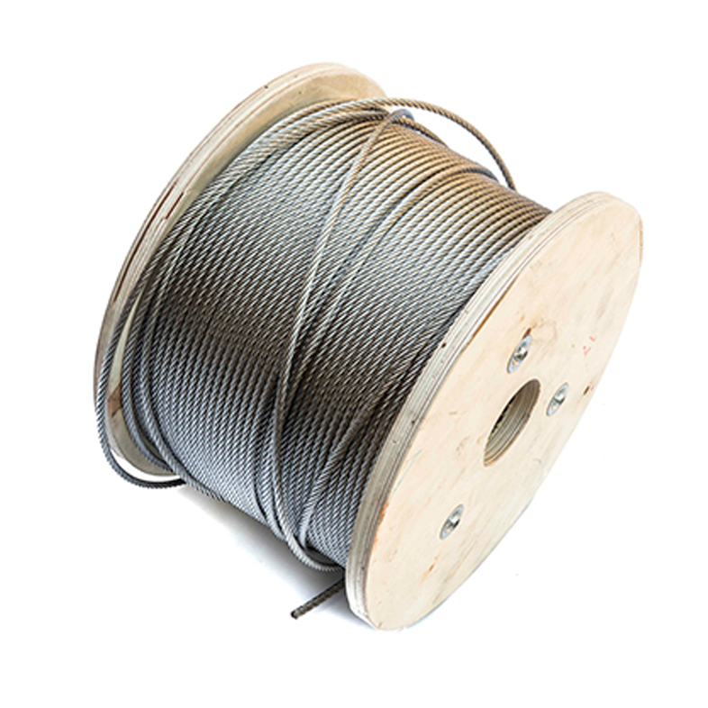 Cable trenzado ø5mm acero inoxidable 316 rollo de 250 metros