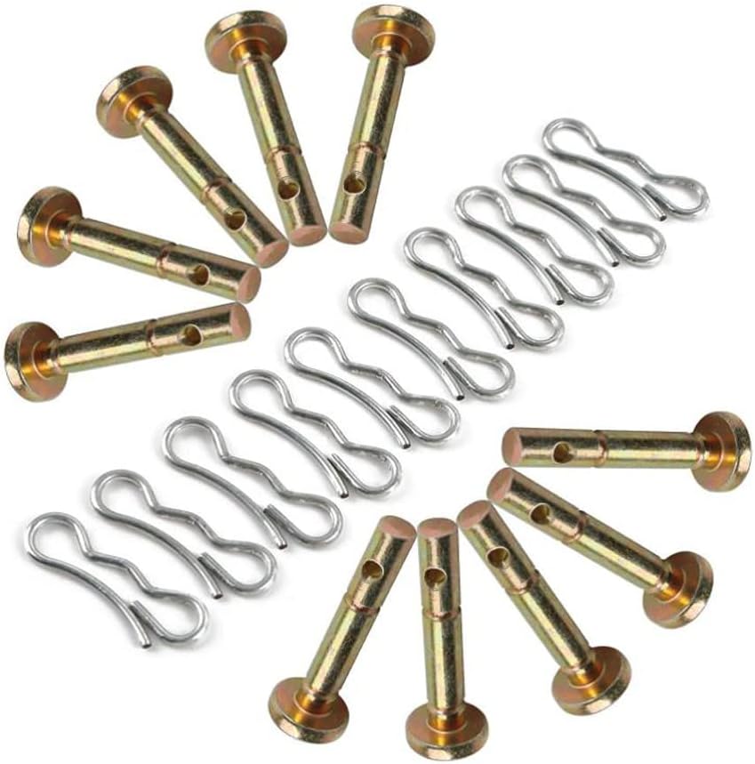 Lot De 10 Goupilles De Cisaillement + 10 Goupilles Fendues Pour Souffleuse à Neige - Remplacement 738-04124 Et 714-04040