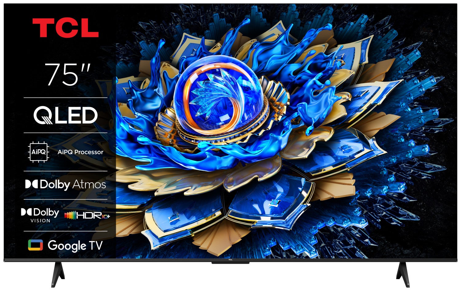 TV TCL QLED T69C 75T69C 75" 4K Ultra HD 60Hz Smart TV Google TV HDR10 Dolby Vision - Imagen 3