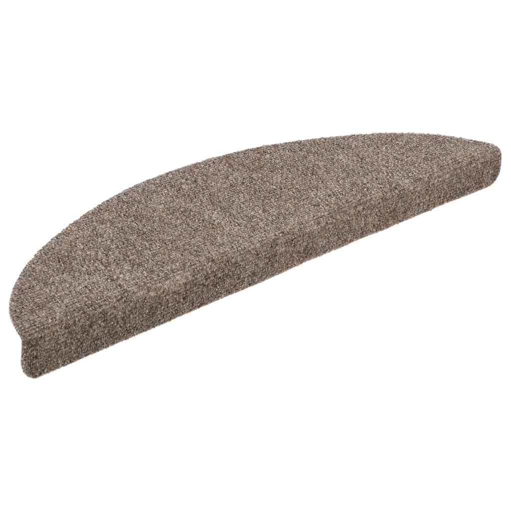 Tapis d'escalier auto-adhésifs 20 pcs beige 56x17x3 cm - 2