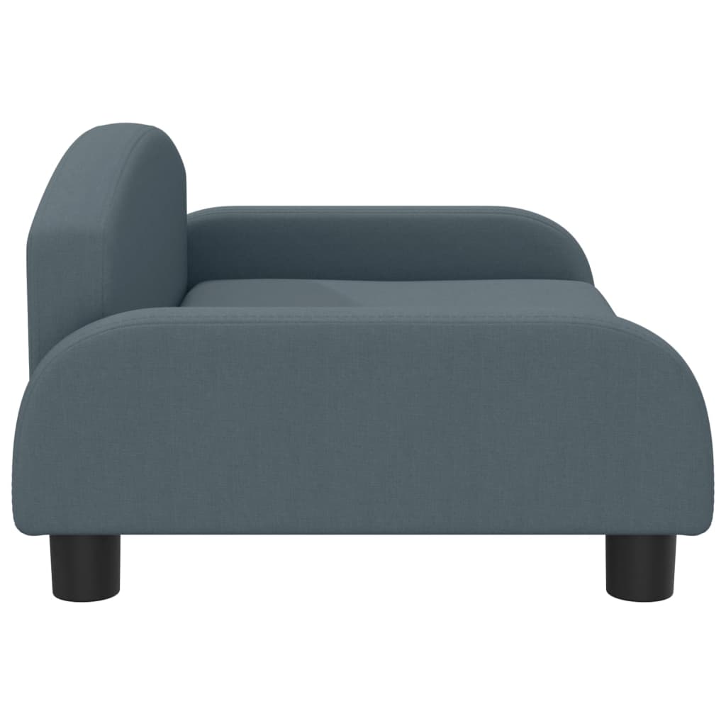 Maison Exclusive - Canapé pour enfants gris foncé 70x45x30 cm tissu - 4