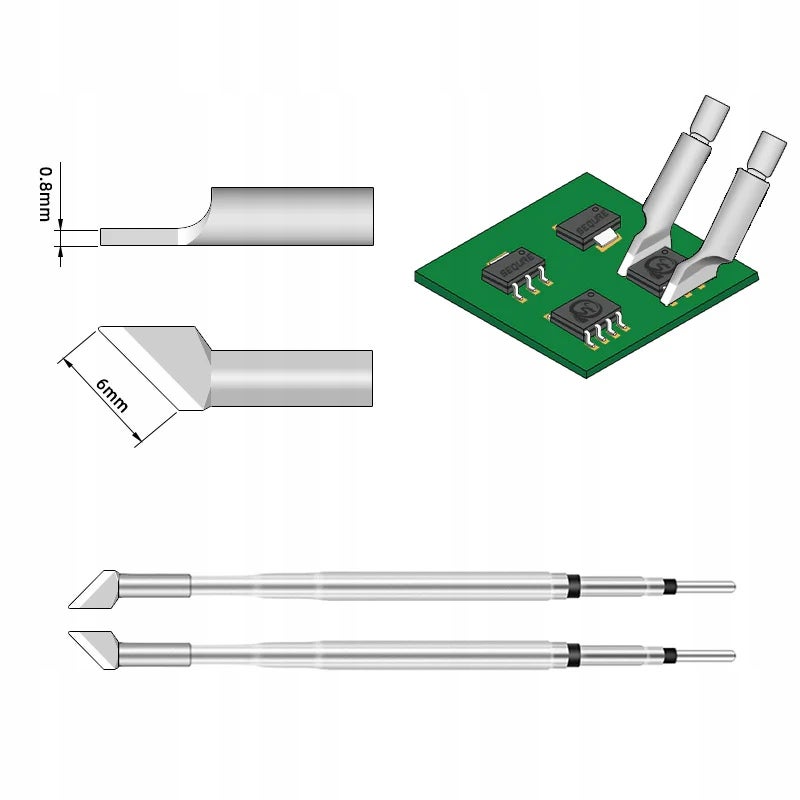 Grot, końcówka do rozlutownicy / lutownicy HT140 SEQURE HT140-6.0KS (6 mm)