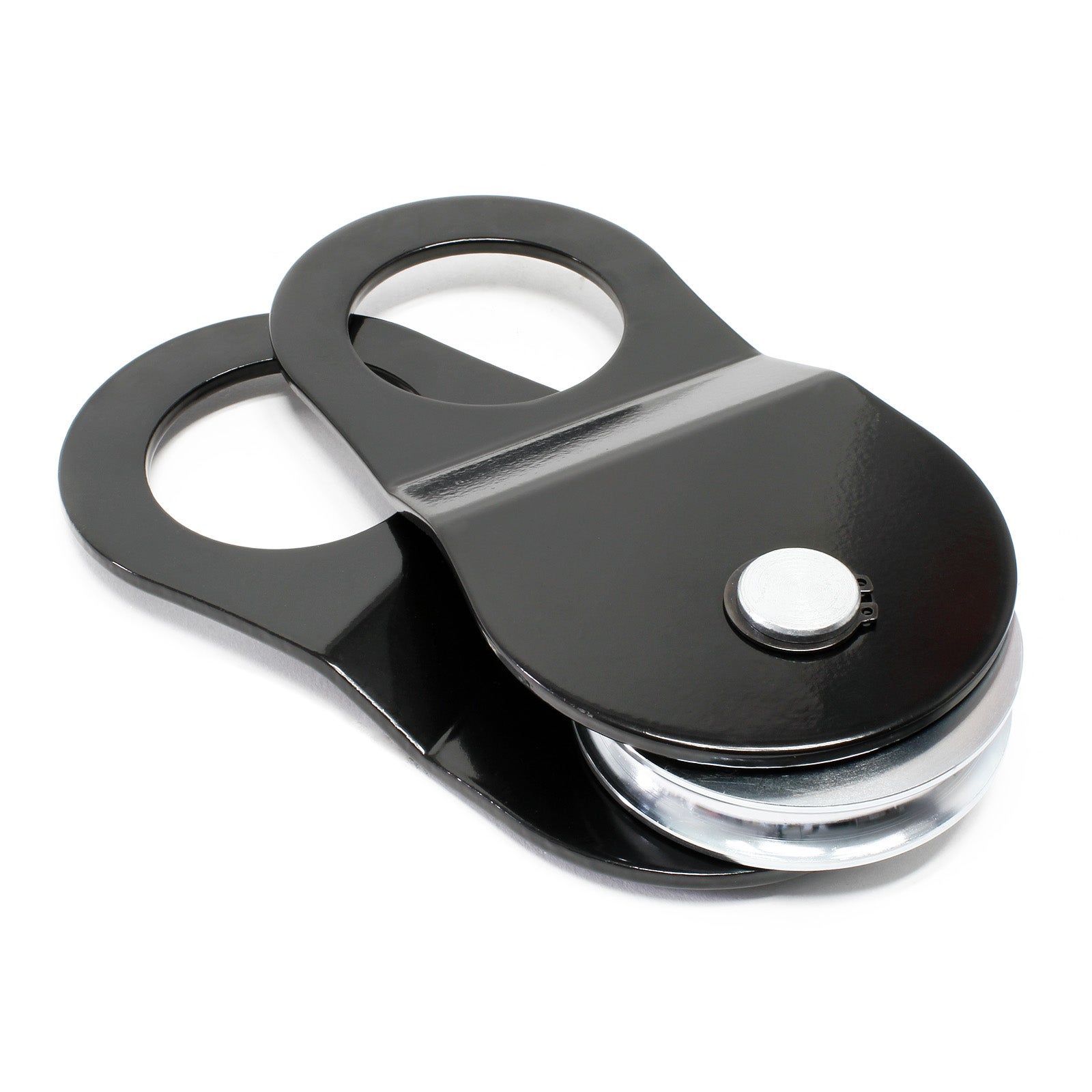Poulie de mouflage ouvrante / deviation - 130 x 48 x 260 mm - Charge max. 10 t - Guide de câble Porte Treuil Bloc Snatch - Usage forestier… Wiltec - 3