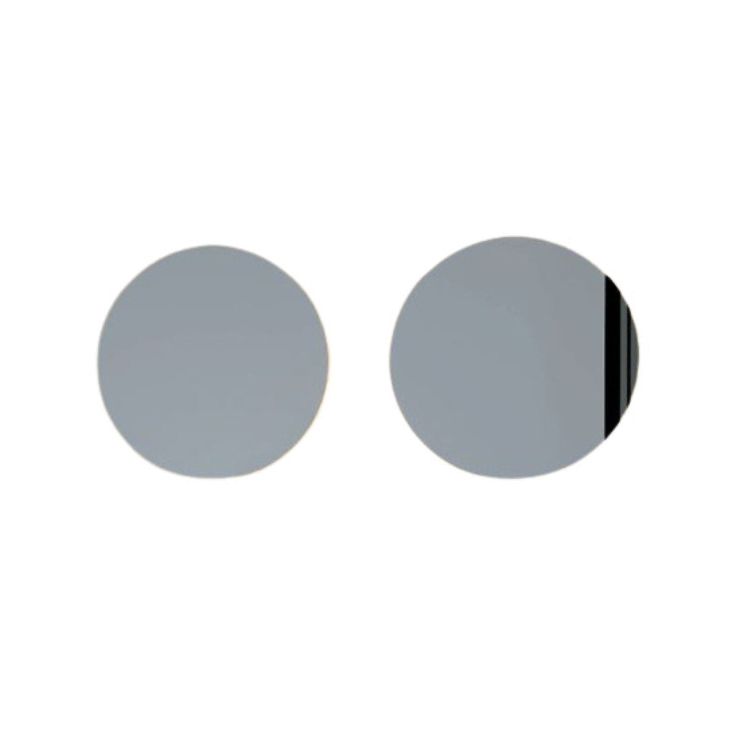 Miroir de Salle de Bain Rond à Led Froid 6500 K 90 Cm - Modèle Porto ...