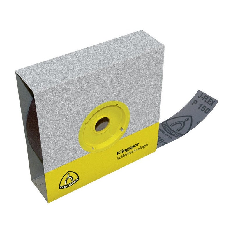 Rouleau Abrasif KLINGSPOR KL 361JF – 115 Mm – Grain 120 – Pour Métal, Inox, Alu, Bois