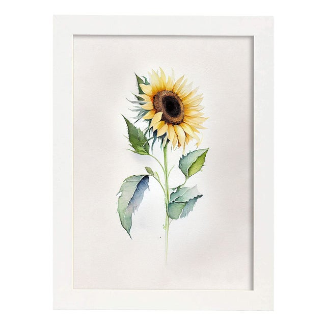 Girasole - Stampa D'Arte Su Tela (Gicl&eacute;e) - Quadro Paesaggistico Per Parete