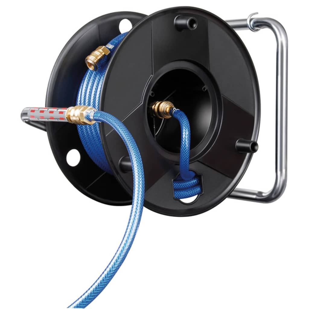 Brennenstuhl Avvolgitubo Elettrico Da Cantiere 40m - Cavo 3x2,5 Mm², 4 Prese, Modello Bat-Pro 1205951