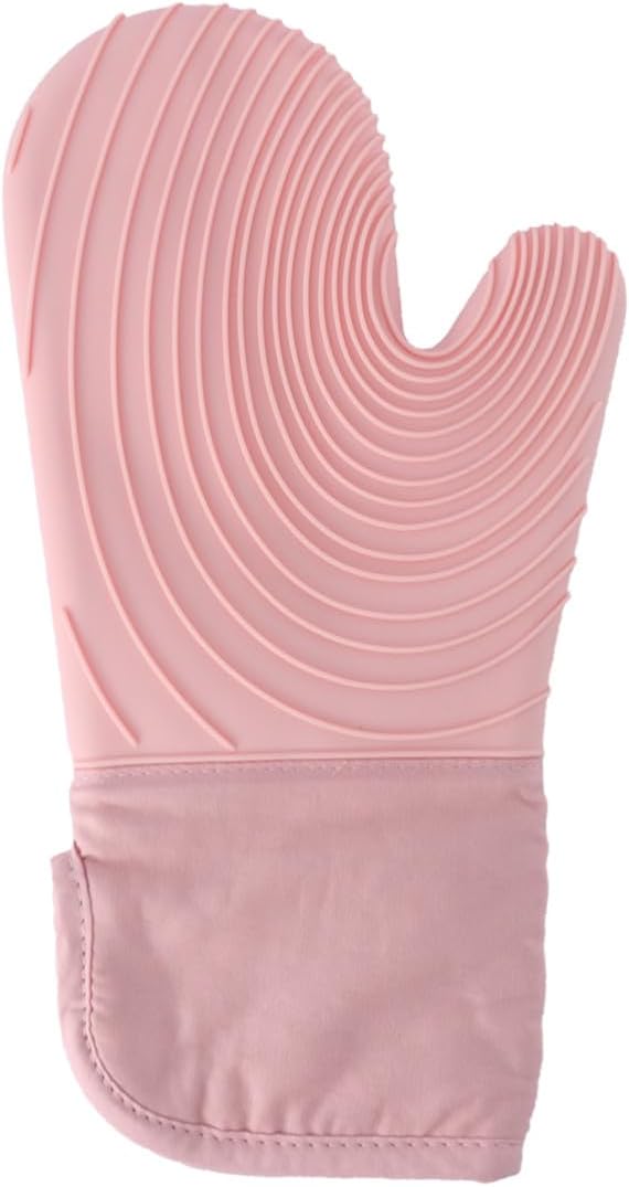 Odporne na ciepło, antypoślizgowe silikonowe rękawice kuchenne do kuchni, elastyczny i gruby uchwyt na garnki, ochrona przed oparzeniami podczas goto