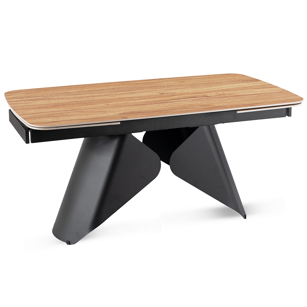 Stół Ceramiczny Rozkładany Spiek Kwarcowy Do Jadalni Dąb VERONA 160/240