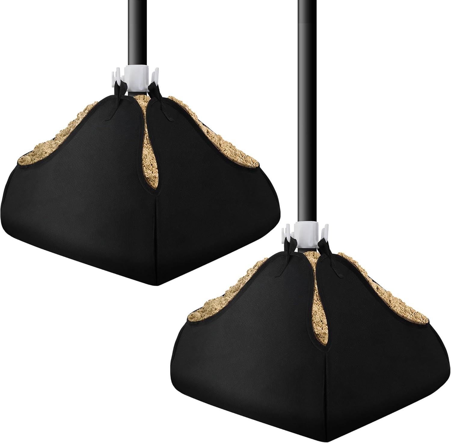 Abba Patio Parasol De Plage Réglable De 2,1 M Avec Ancre Au Sable, Inclinaison Facile à Bouton