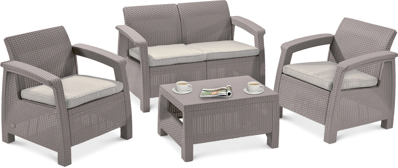 Zestaw ogrodowy CORFU SET Cappuccino 1 szt