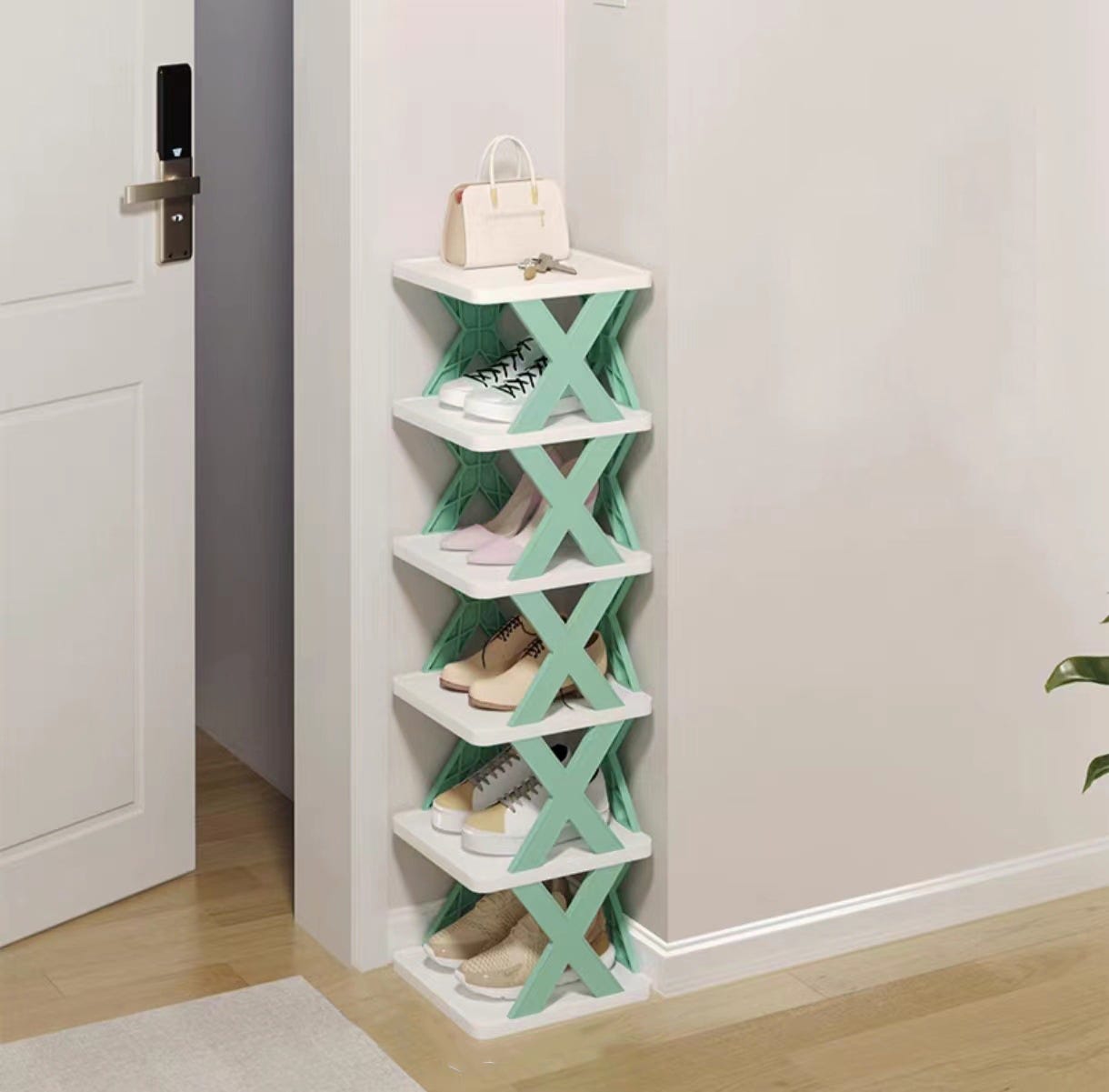 Étagères à chaussures en fer forgé - Solutions de rangement élégantes Étagères à chaussures en fer forgé - Solutions de rangement élégantes