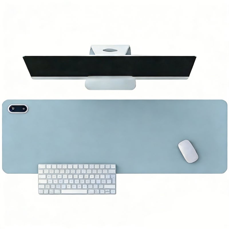 Podgrzewana podkładka pod mysz USB – z 5 regulowanymi poziomami temperatury – inteligentna kontrola temperatury – 80 × 33 cm – niebieska