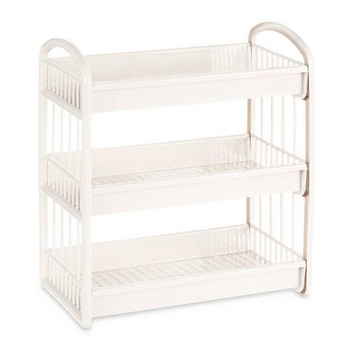 Ondis24 Étagère Plastique 4 Niveaux Charges Lourdes – 60 X 30 X 135 Cm Anthracite – Intérieur/Extérieur
