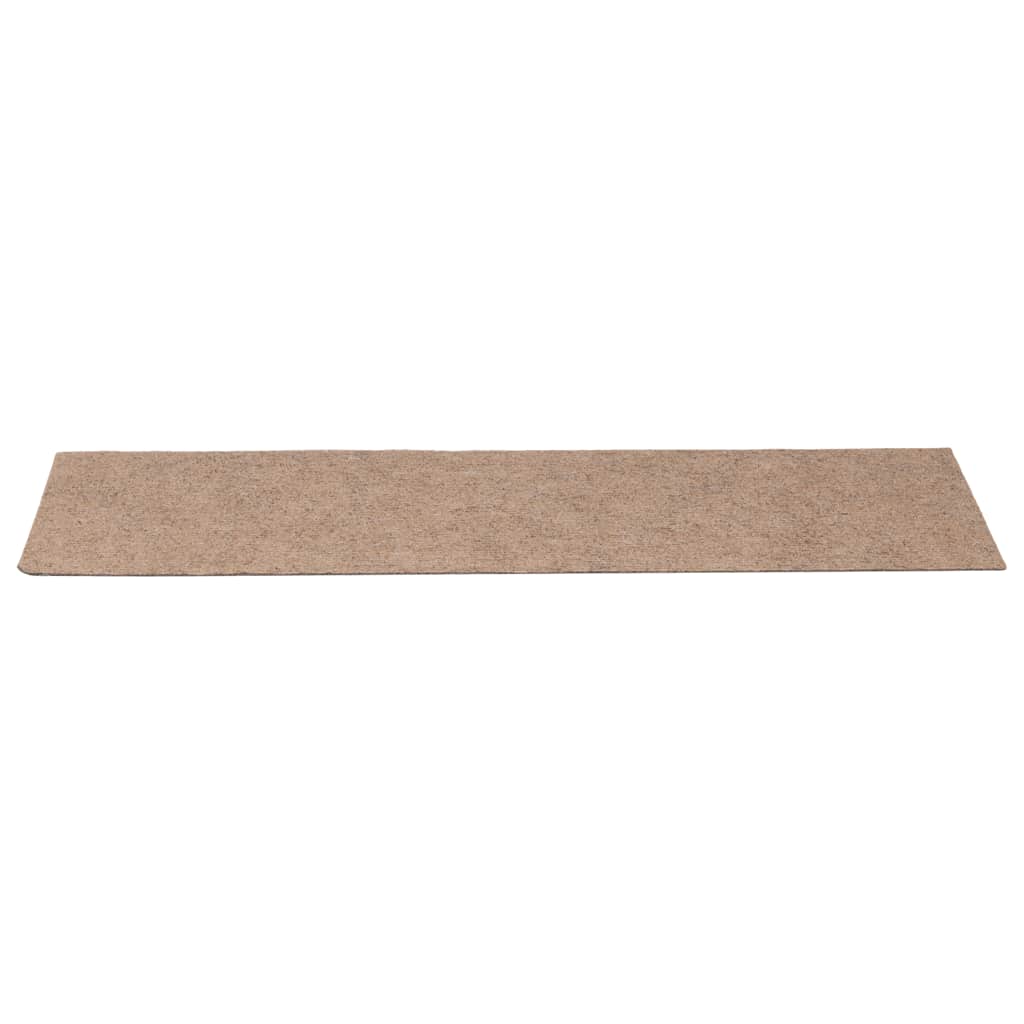 Tapis d'escalier auto-adhésifs 30 pcs marron clair 76x20 cm - 4