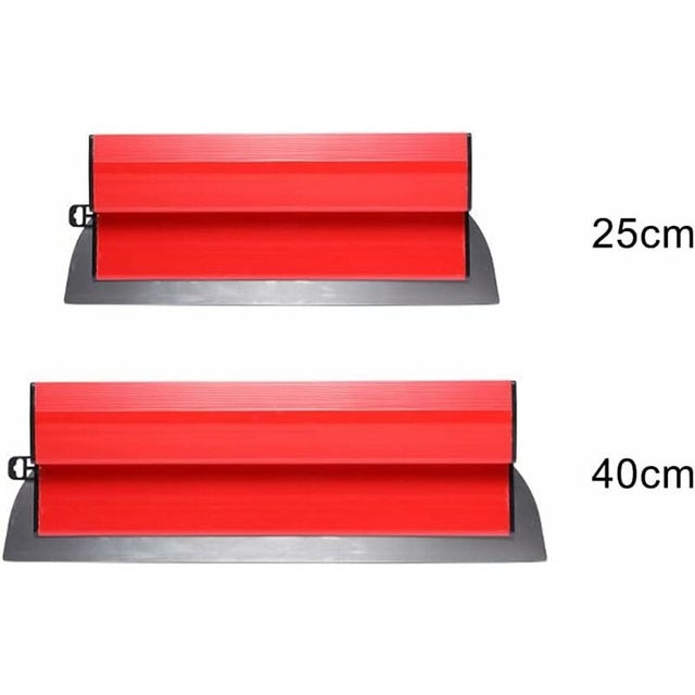 2pcs Lame à lisser 25cm+ 40cm, Lame de spatule de lissage, Lame d'écumage efficace résistante à l'usure sans effort,réutilisable