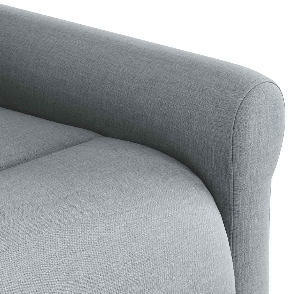 Fauteuil de télévision | Fauteuil inclinable Gris clair Tissu CFW861067 - 8