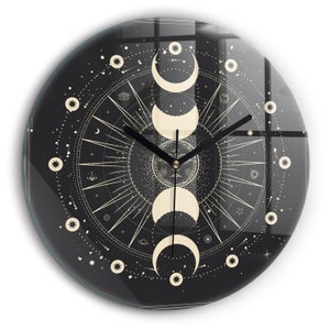 TAPORT Orologio Rotondo In Silicone Nero – Design Moderno, Leggero, Regalo Per Appassionati Di Fantascienza