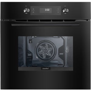 Four encastrable Pyrolyse Chaleur tournante Programmateur électronique COMFEE CBO65P90E3-BK - 65L - Noir- Classe A