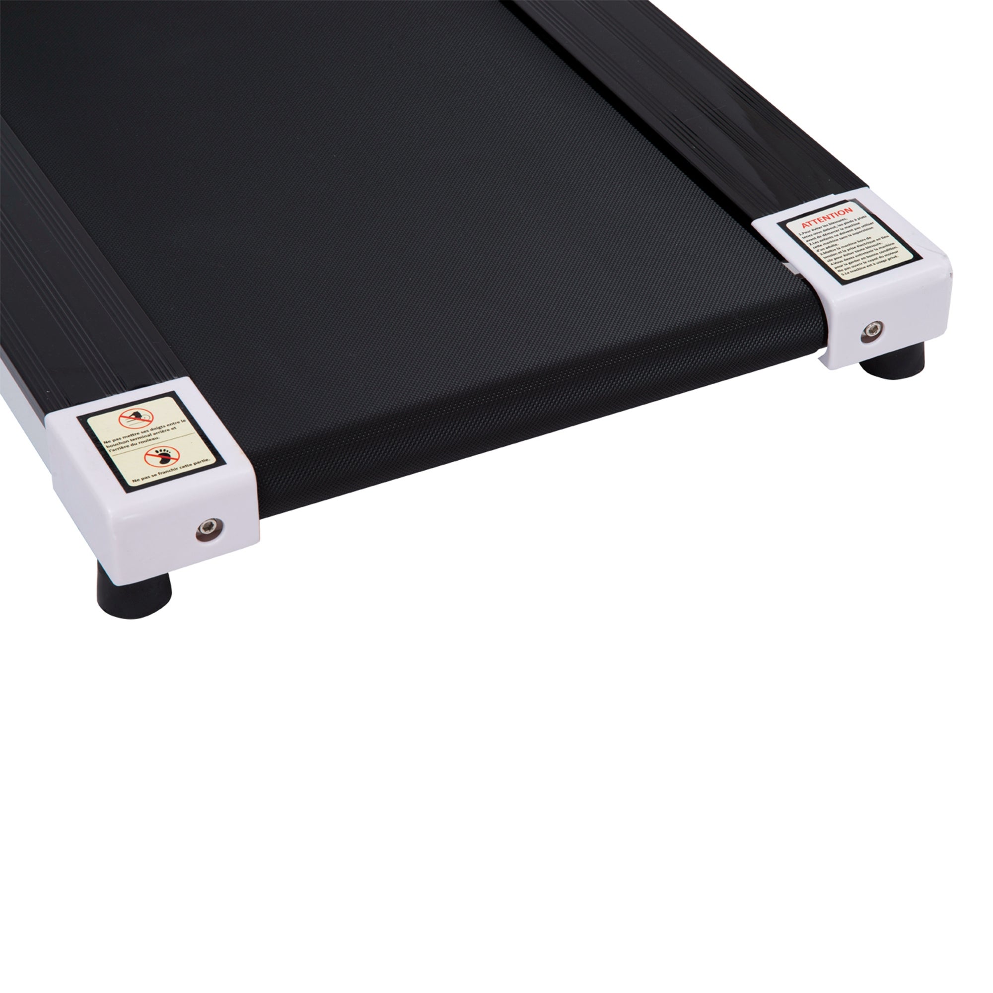 Passadeira dobrável e elétrica de 500w para fitness 1-10km/h com visor lcd e carga máx. 110kg 125x61x118cm - 4