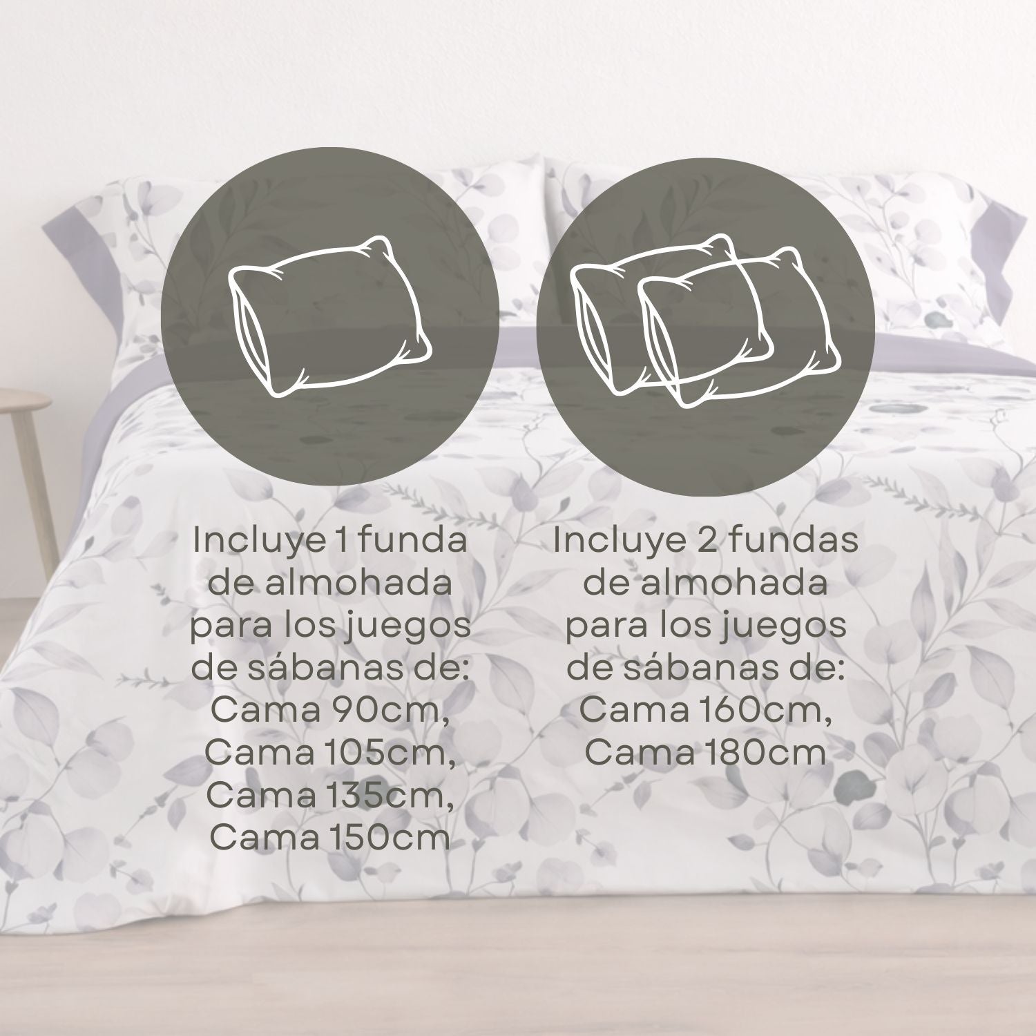 Jogo de Lençóis 144 fios Ahoa Malva Cama 160cm (4 peças) Donegal Collections - 7
