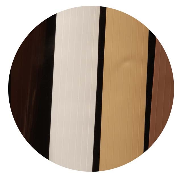 Rideau portière Capri 100 x200 cm marron - 3