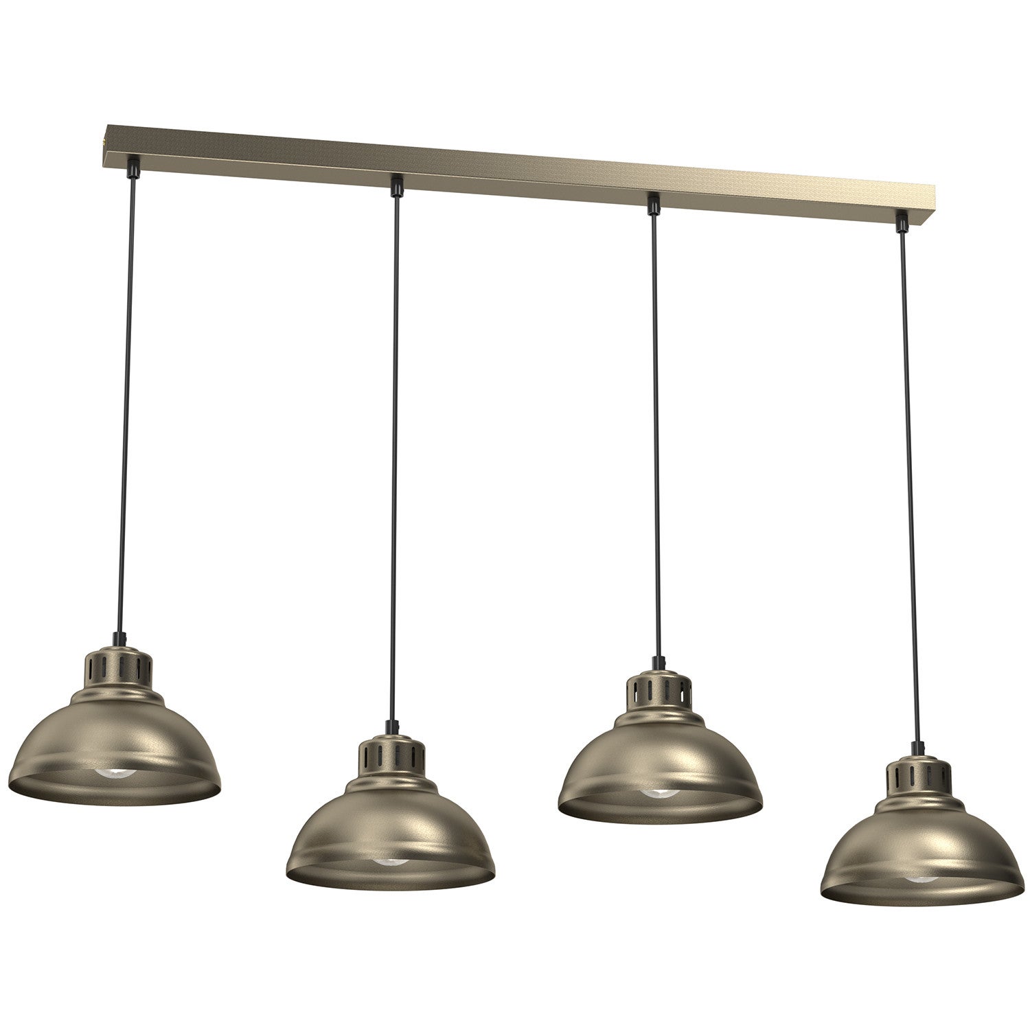 Lampa wisząca Sven tytanowe złoto-czarna 4xE27x15W wym: 110 x 105 x 21 cm metal Luminex