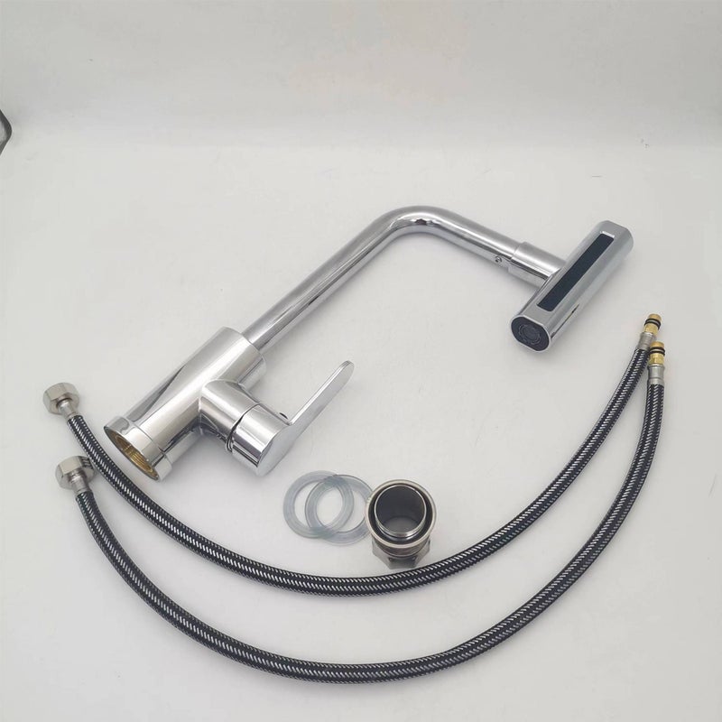 Bateria kuchenna z 4 strumieniami do wyboru Bateria wodospadowa Obrotowa bateria kuchenna 360° Bateria zlewozmywakowa Bateria kuchenna