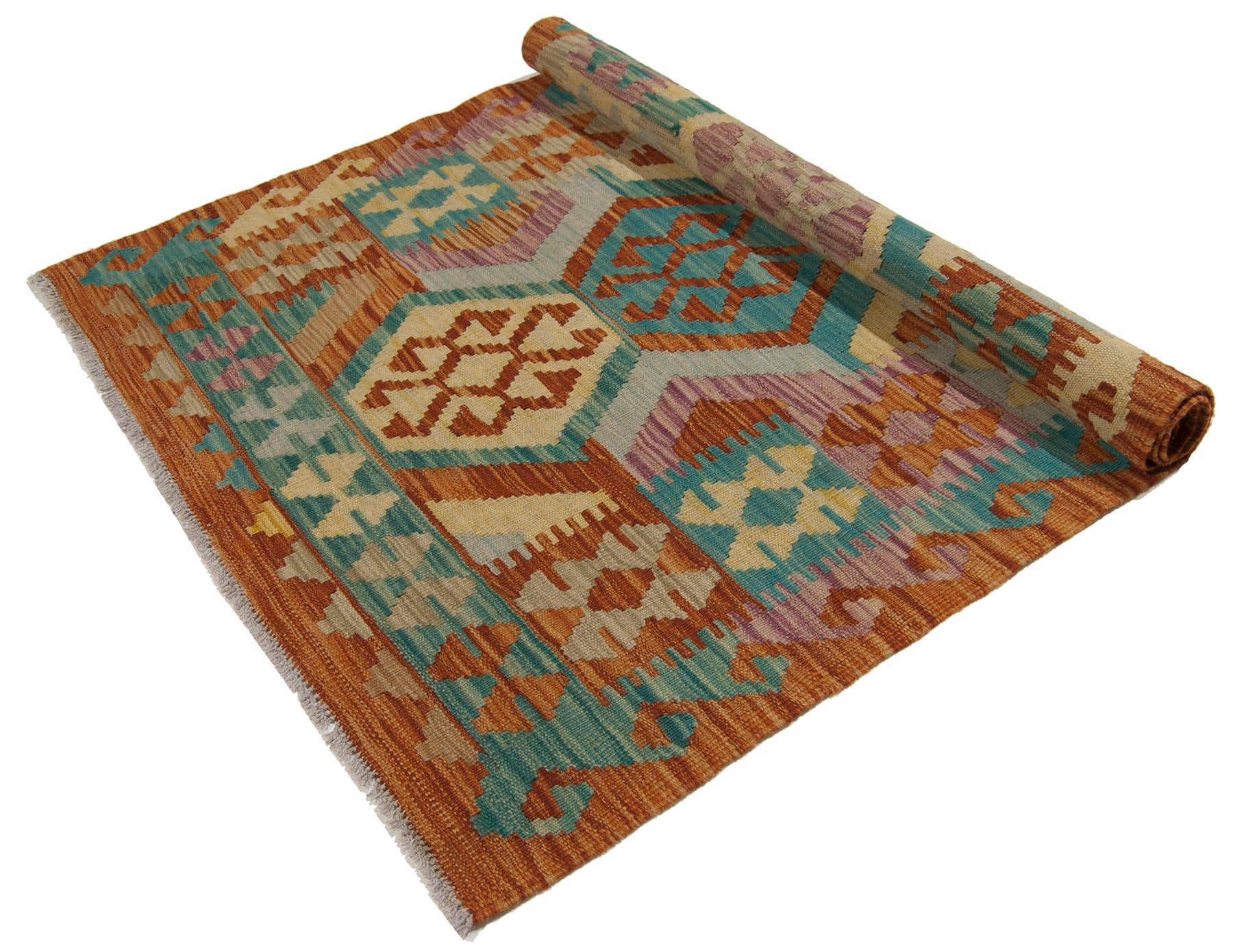 147x100 CM Authentik Kilim Kelem Oryginalny Ręcznie Robiony Klasyczny STYL