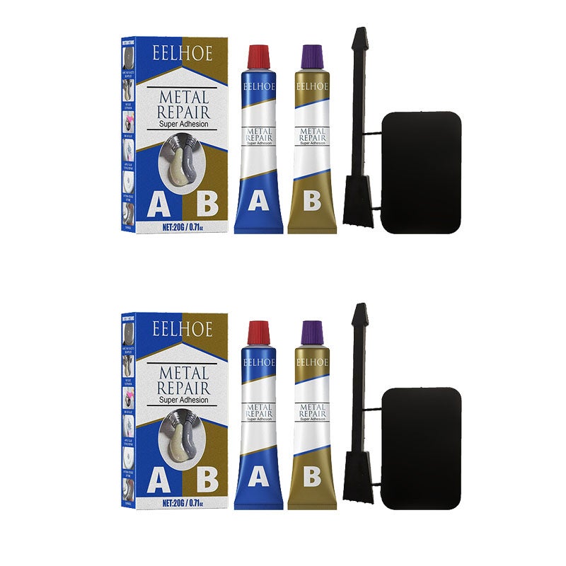 2 sztuki do naprawy wad odlewniczych, pasta do naprawy metalu, klej AB, 40g