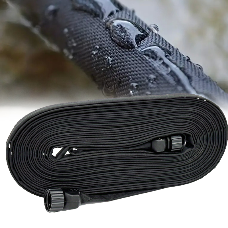 Wąż nawadniania kropelkowego długości stóp płaski wąż nawadniania spójnej podwójnej warstwie system nawadniania możliwością podłączenia węża ogrodzie