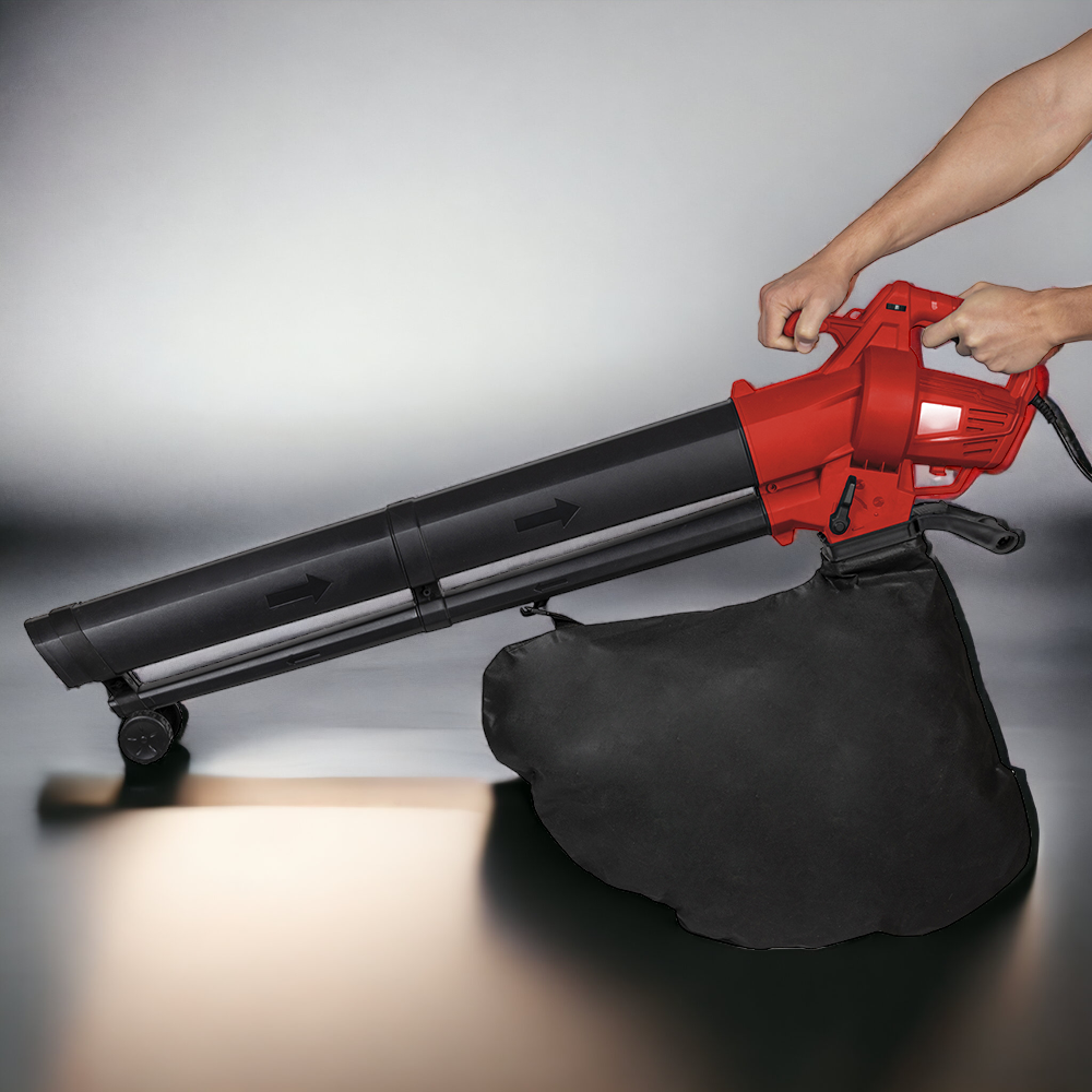 Aspirateur Souffleur Broyeur 3500W WERKA PRO - 2 Vitesses, Sac 35L, Pour Feuilles Et Jardin