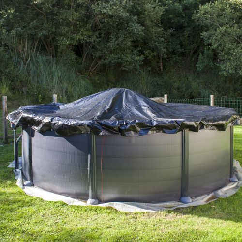 Cuscino gonfiabile in PVC per la copertura della piscina in inverno - 100 x 100 cm - 3