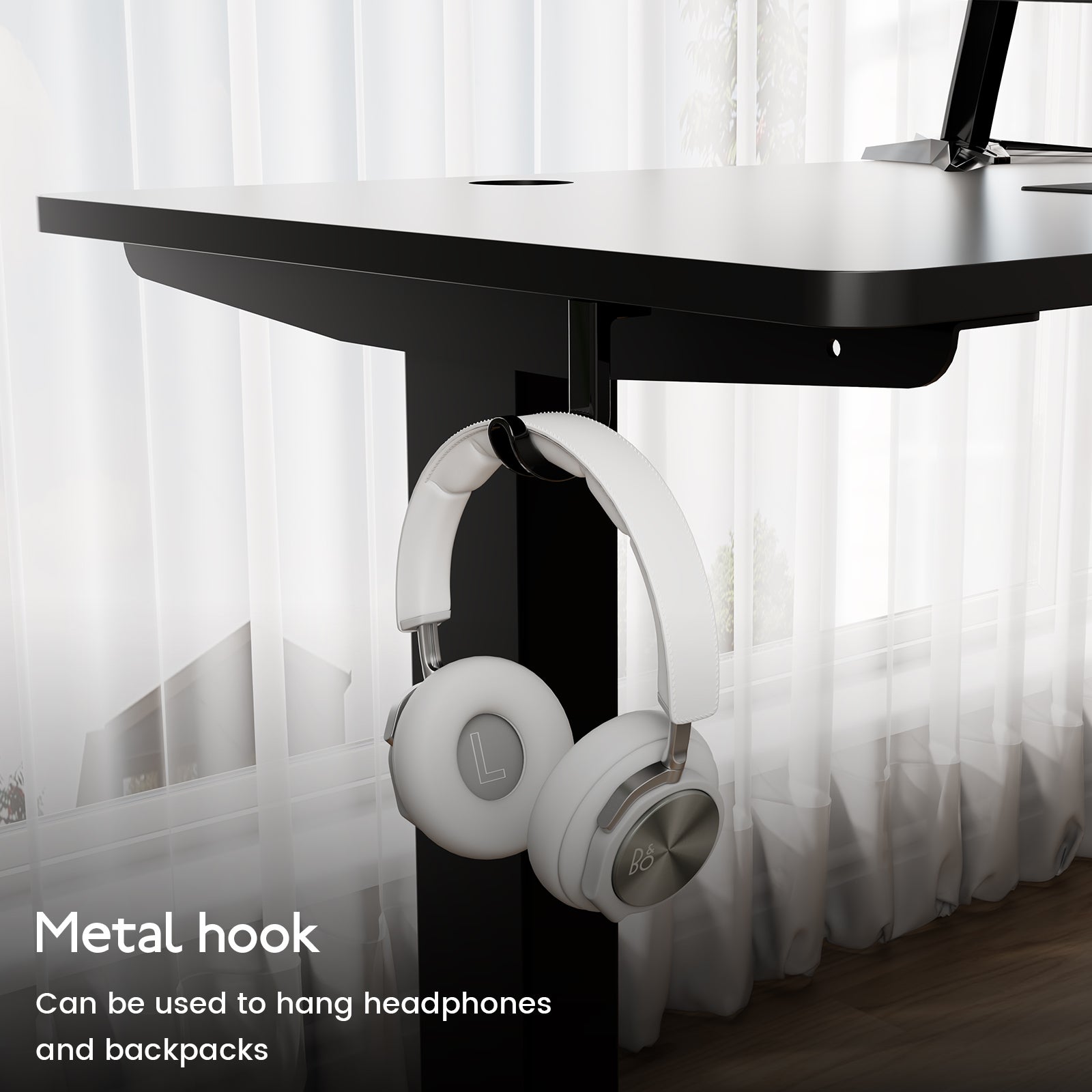 Bureau électrique réglable 80x160 cm, Hauteur 70-117 cm, Fonction mémoire, Rebond en cas de résistance, Mode économie d'énergie - 9