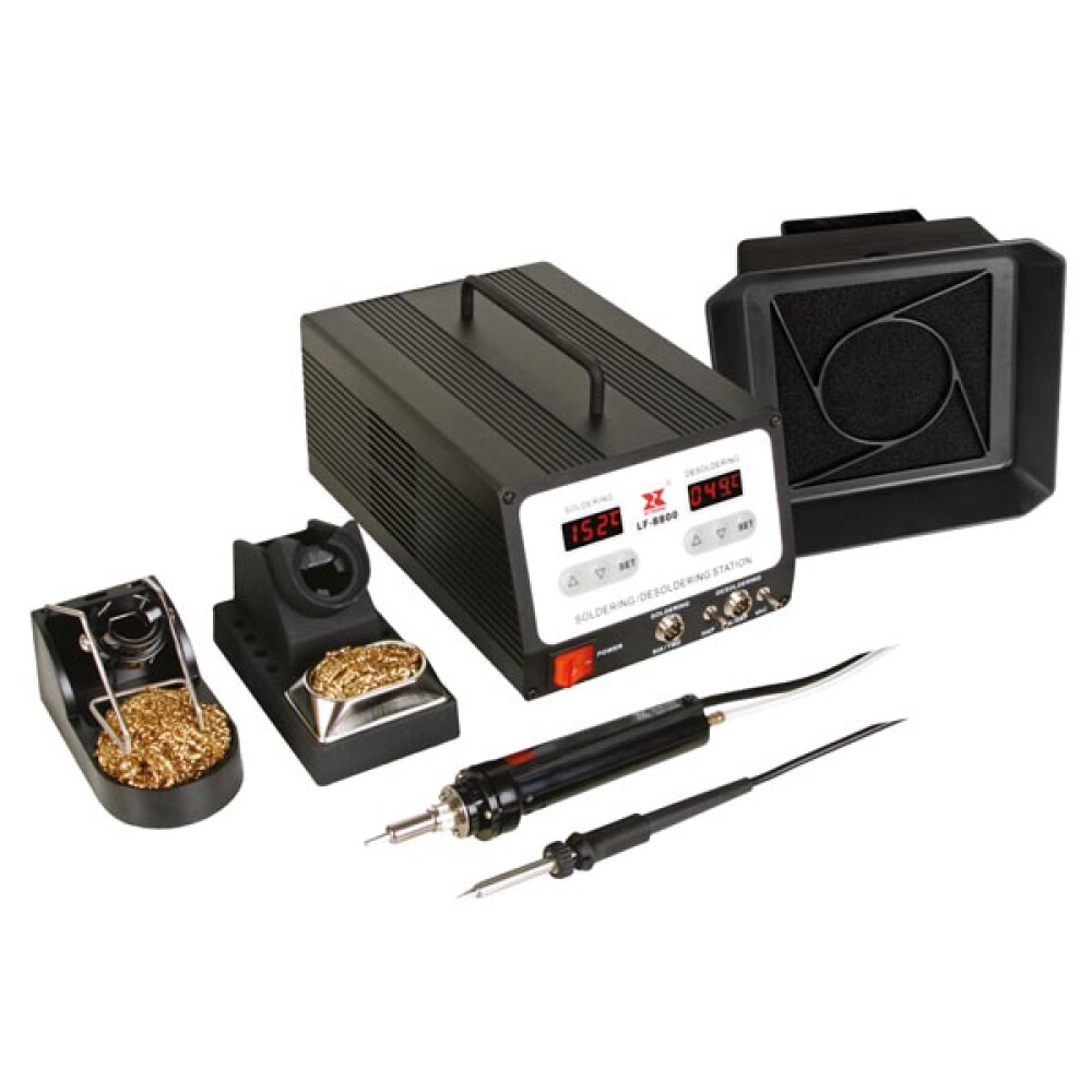 STATION DE SOUDAGE & DESSOUDAGE AVEC TEMPÉRATURE RÉGLABLE 100W/230V — free download