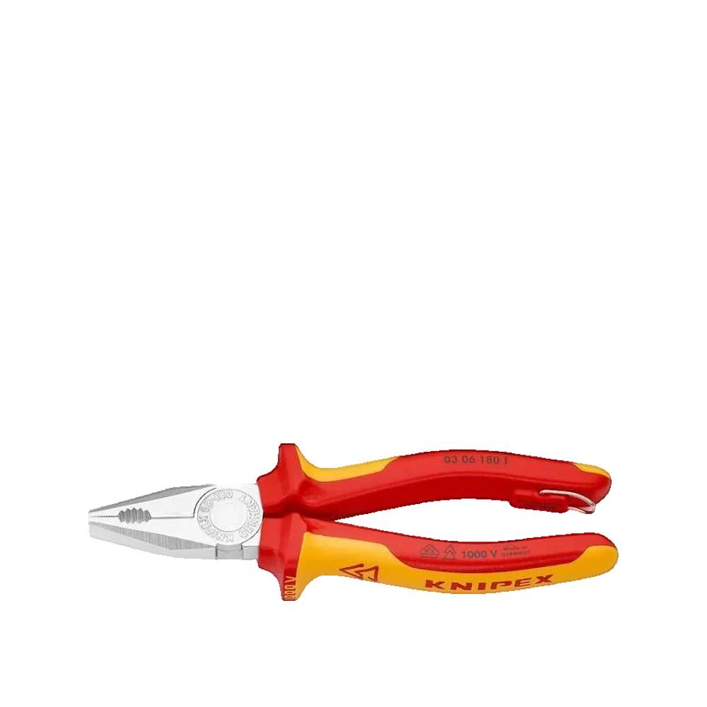 Szczypce uniwersalne Knipex Kombizange 180 mm izolowane 1000 V Uchwyt wielokomponentowy