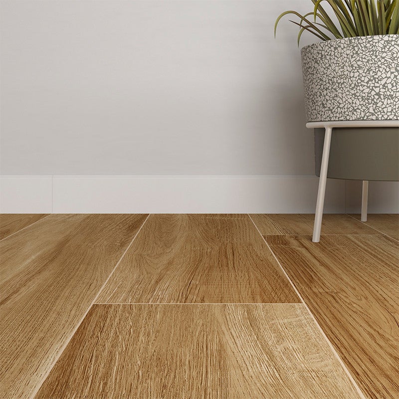 Carrelage Grès Cérame Sol/Mur Plinthe en Porcelaine Blanc Mat 8x60 | 8x60 cm - 7