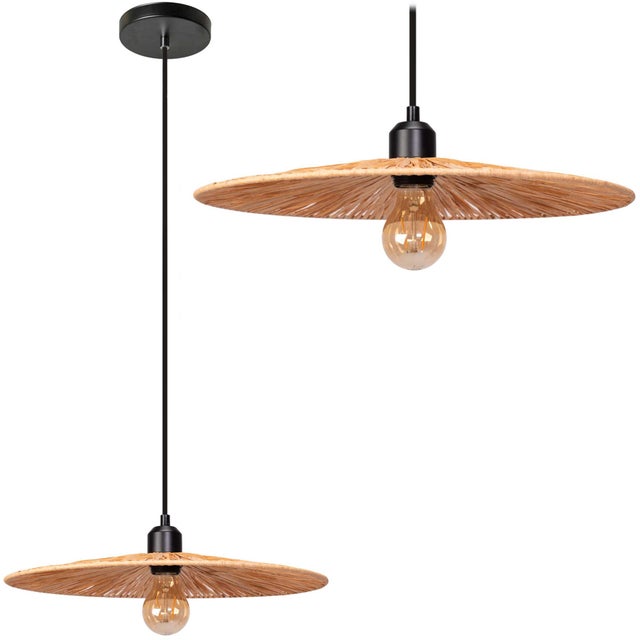 Lampa Sufitowa Wisząca Toolight App1311-1Cp Boho Brązowy