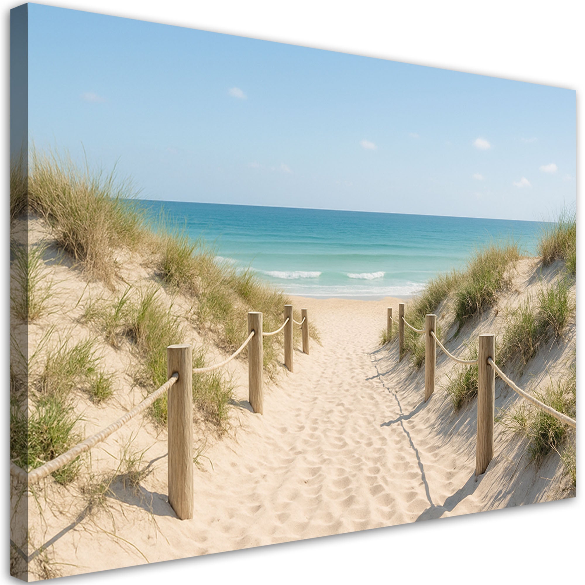 Obraz do salonu sypialni kuchni, Ścieżka na plażę Shabby Chic 120x80